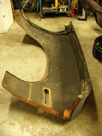 Nova Front Fender After Weight Reduction