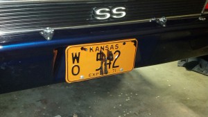 Fresh Paint for the License Plate